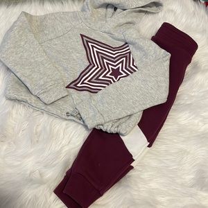 Sweat set - joggers / cropped hoodie - 4/5